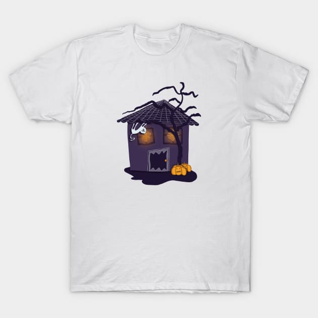 Halloween house T-Shirt by Tapood